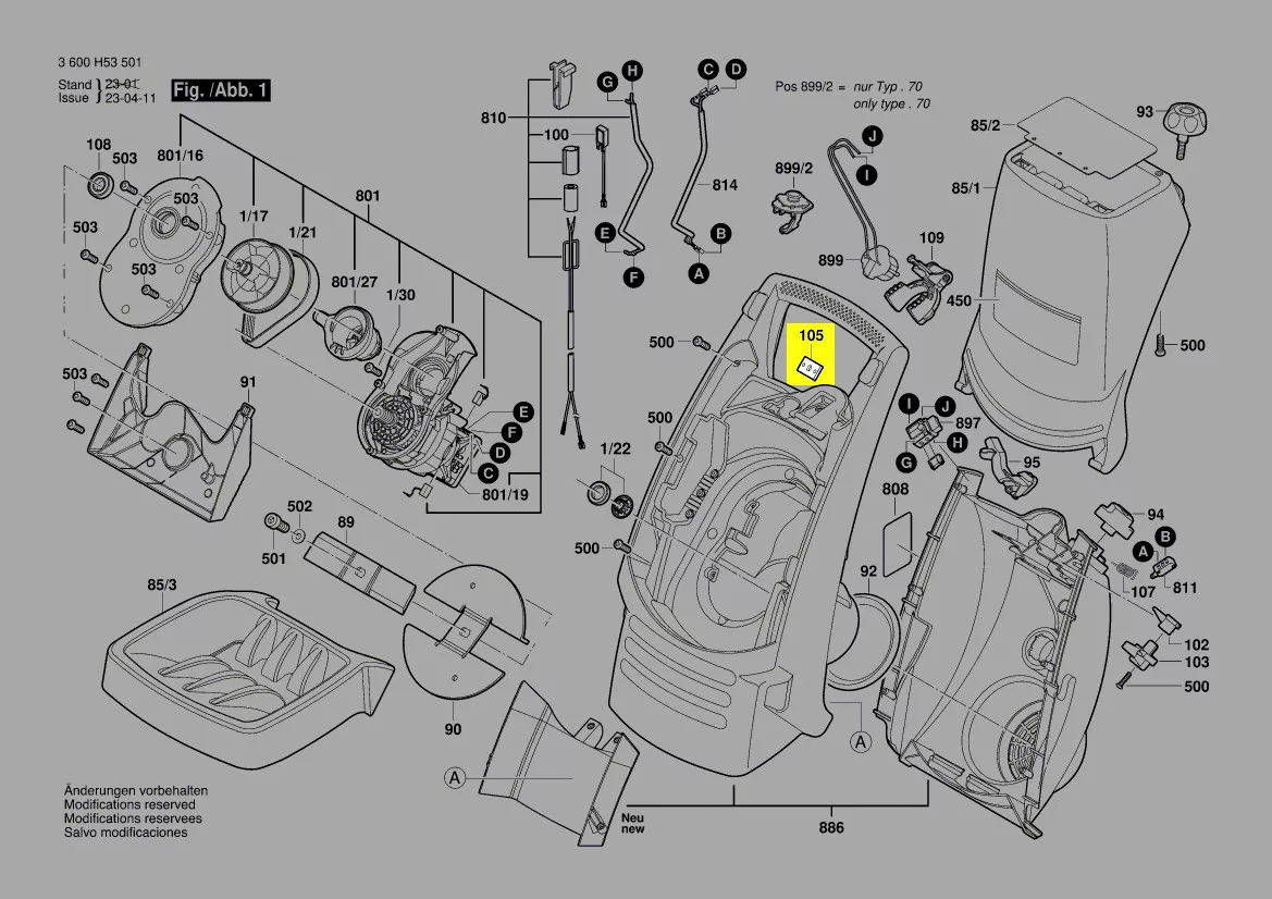 plaque support réf. F 016 L64 745 Bosch